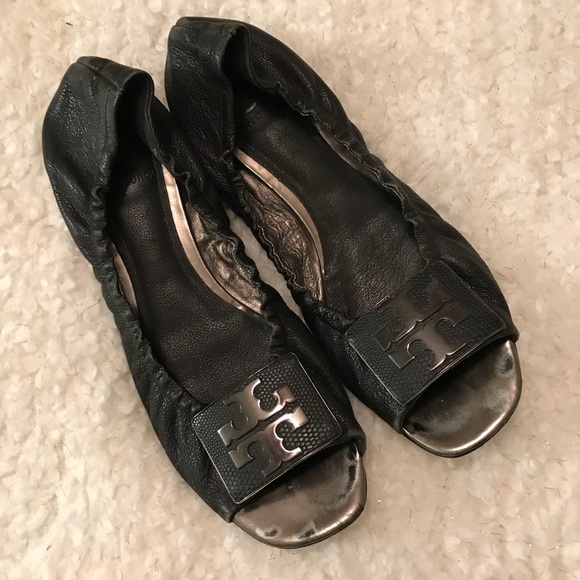 Tory Burch Shoes - Black all leather Tory Burch - Jake Landed Capra